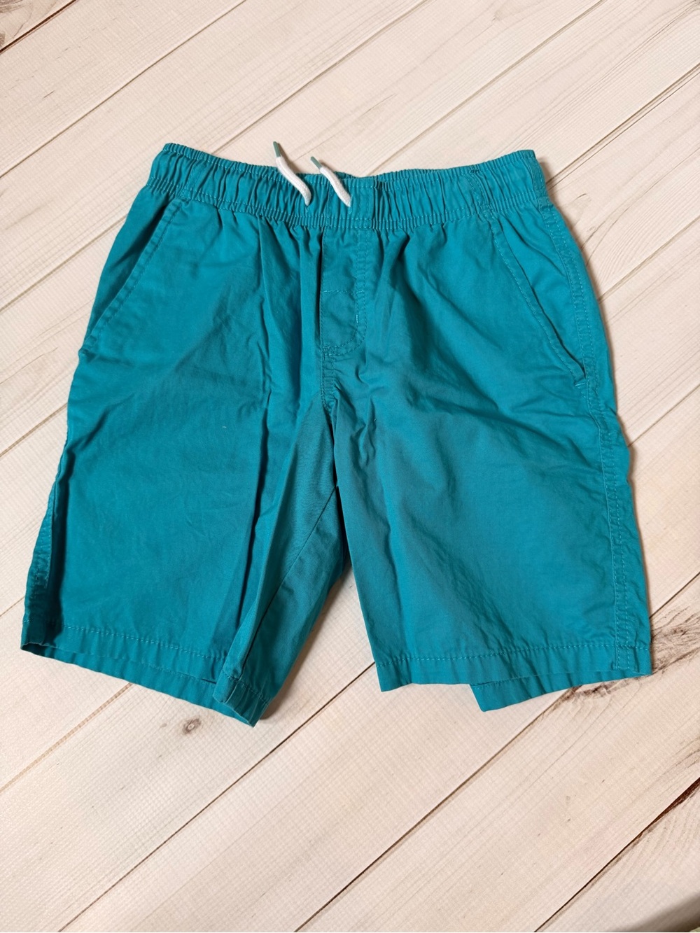 Cat & Jack Boys Solid Drawstring Shorts - Red, Green, Teal, Black - Picture 6 of 9